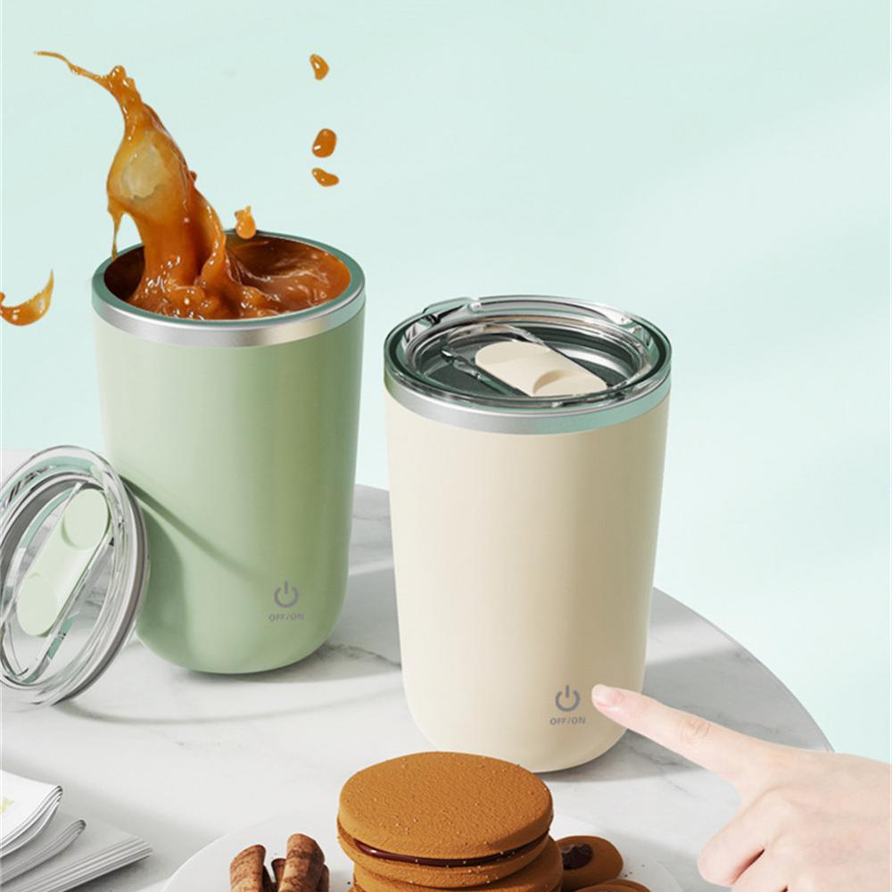Effortlessly Stir Your Beverages with Our 350ml Self-Stirring Mug - Perfect for Home, Office, and On-the-Go!