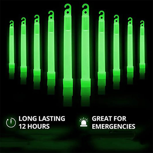 1-5pcs Survival Kit Tactical Glow Light Sticks Walking and Hiking Camping SOS Gear Outdoor Emergency Equipment SOS 15*150mm