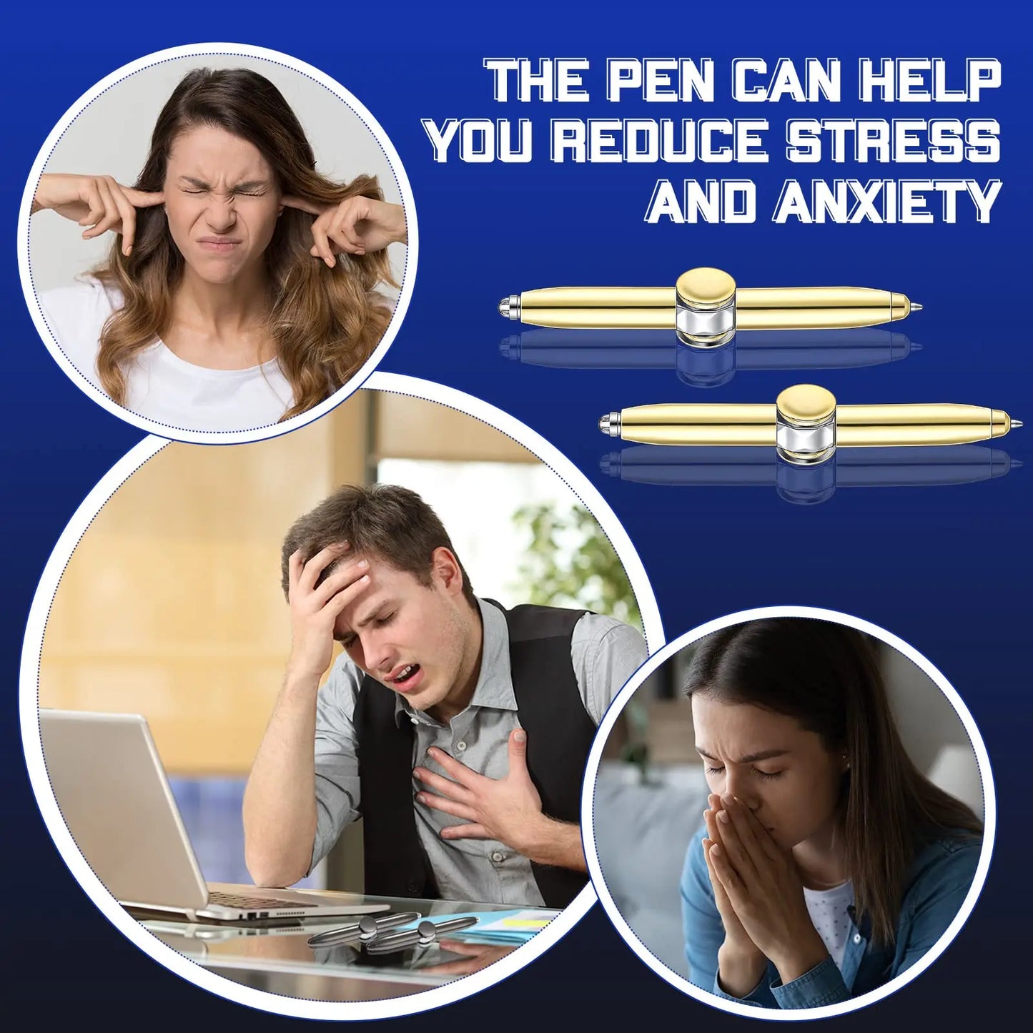 Premium LED Fidget Pen - Perfect for Stress Relief and Gifting