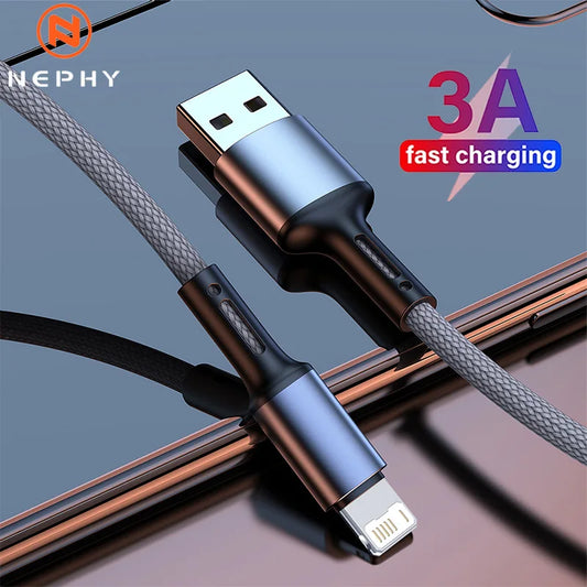 Upgrade Your Charging Game with Our 3m Fast Charge USB Cable for iPhone and iPad!