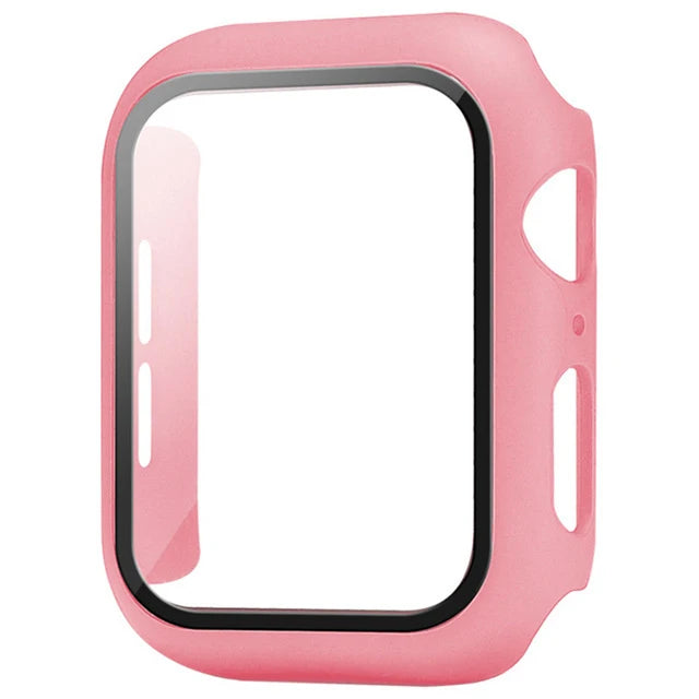 Upgrade Your Apple Watch with Our Durable Glass+Cover - Ultimate Protection for Your Screen!