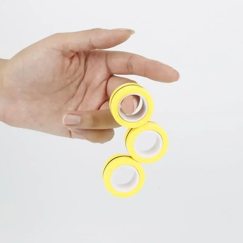Unzip Stress with the Ultimate Magnetic Ring Toy - Perfect for Fidgety Hands!