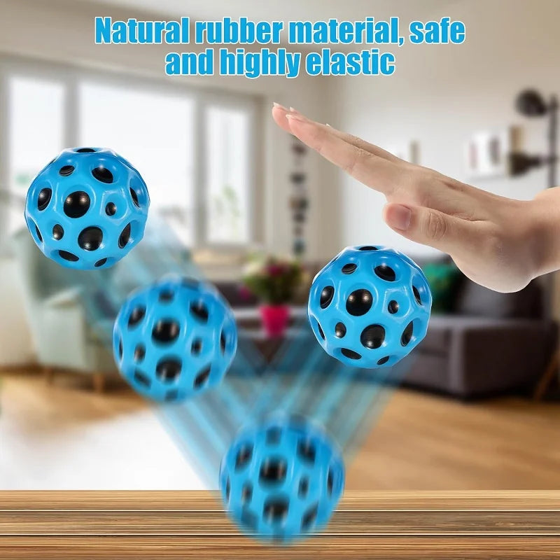 Unleash Fun and Relief with High Bouncing Rubber Balls - Perfect for Kids, Stress Relief, and Outdoor Games