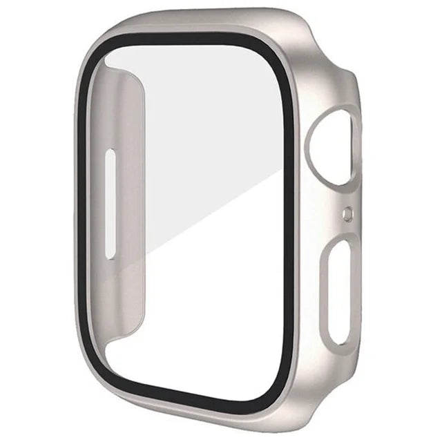 Upgrade Your Apple Watch with Our Durable Glass+Cover - Ultimate Protection for Your Screen!