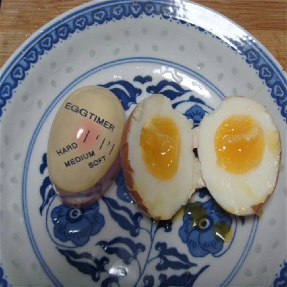 Perfectly Cooked Eggs Every Time with Heat-Sensitive Egg Timer - Kitchen Gadget for Yummy Results!