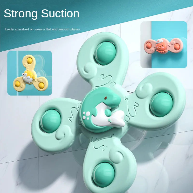 Engage Your Child with 3Pcs Suction Cup Bath Toys - Perfect for Summer Fun!