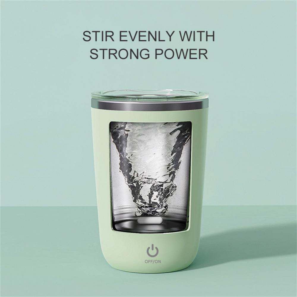 Effortlessly Stir Your Beverages with Our 350ml Self-Stirring Mug - Perfect for Home, Office, and On-the-Go!